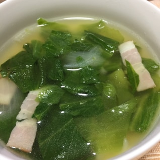 残り物で中華スープ